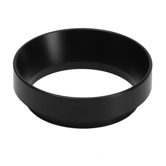 Wodtesl 49MM Magnetic Coffee Dosing Ring for Espresso Portafilter - Aluminum Brewing Bowl Powder Basket Tool, 2.4 Inch Diameter (Silver/Black)