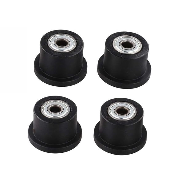 Wodtesl 4pcs Rowing Machine Seat Rollers Replacement Wheels for Fitness Rowers Smooth Sliding and Wear Resistant Nylon Material