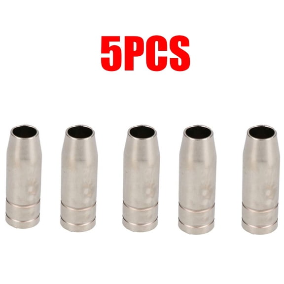 Wodtesl 5 PCS Conical Nozzle Guards Gas Nozzle MIG MAG Welding Gun Tip Nozzle Shield Cup For MB15 MIG Welding Soldering Torches