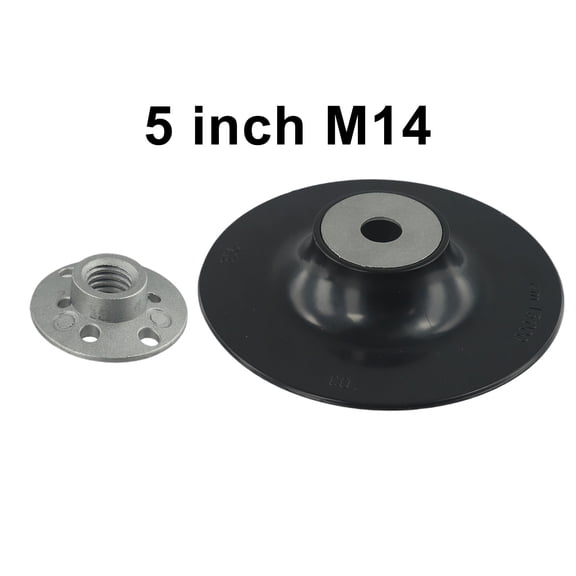Wodtesl 5inch/125mm Backing Pad Woodworking Steel Disc Tray For Angle Grinders Sander Polishers Fibre Discs Power Tools Parts