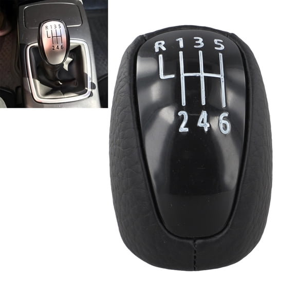 Wodtesl 6 Speed Gear Shift Knob Shifter 328650008R For Renault For Laguna Mk3 2007-2014 LHD RHD Replacement Car Interior Parts