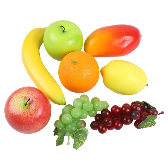 Wodtesl 8PCS Artificial Fake Fruit Fruits Simulation Ornament Craft Party Lifelike Decorative Home Table Decoration Photography Props