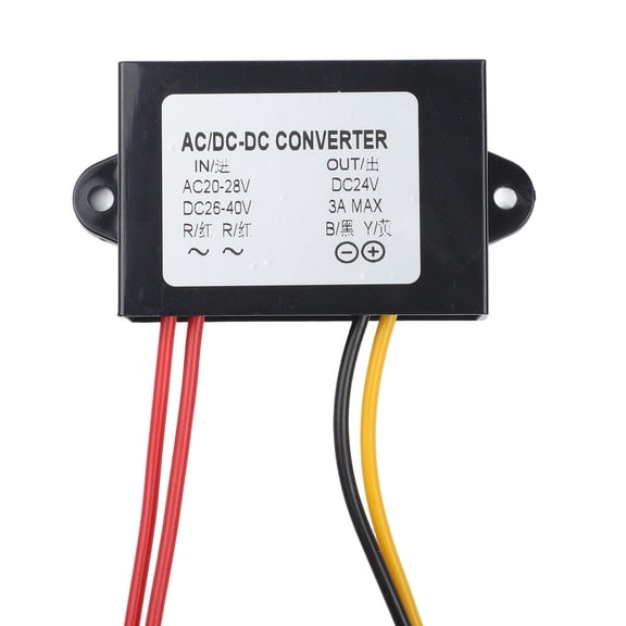 Wodtesl AC-DC Converter, AC 24V To DC 24V Converter 3A Regulator Power Converter DC Module Overcurrent Overload Short Circuit Protection