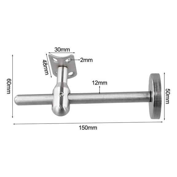 Wodtesl Adjustable Handrail Bracket for Customized Support on Stairs and Balconies