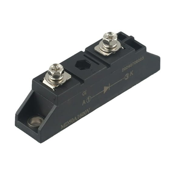 Wodtesl Anti-reverse Charging Diode MD50A/MD100A/MD200A1600V Anti-reverse Charging Diode Module Anti-reverse Current Diode 12V
