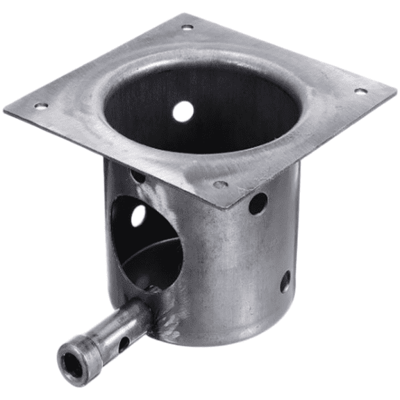 Wodtesl Burning Box Stamped Stretch Combustion Box 19.0*15.0*15.0cm Replacement Fire Pot For Traeger Pellet Grills Stretch Iron Burning