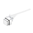 thumbnail image 1 of Wodtesl Chrome Side-Mount Toilet Flush Lever Handle Replacement, Adjustable Push Button Tank Handle, 5.71\ Length, 1.38\ x 1.38\ Handle Size, Universal Fit for Most Toilets, 1 of 12
