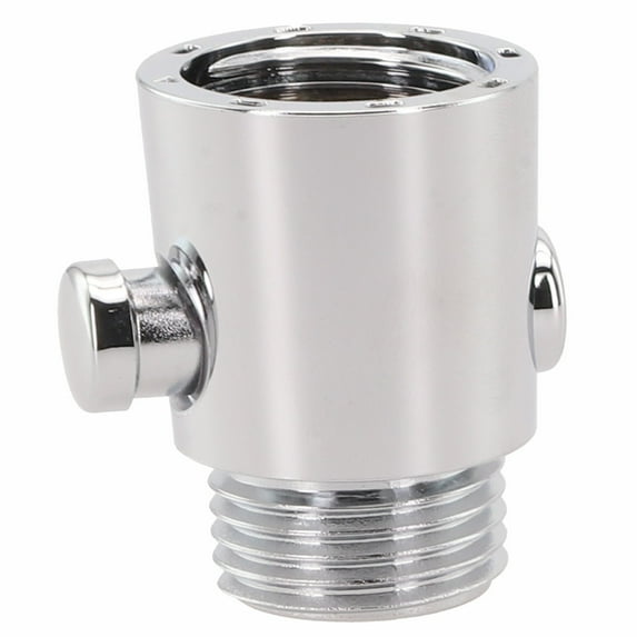 Wodtesl Electroplating Water Saving Shower Head Control Switch - ABS Shut Off Valve for Handheld Showerheads and Bidet Sprays - Precise Flow Control