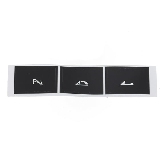 Wodtesl For BMW Z4 E89 2009 to 2016 Push Button Repair Decal Stickers for Center Console Replacement Vinyl Overlay for Push Buttons