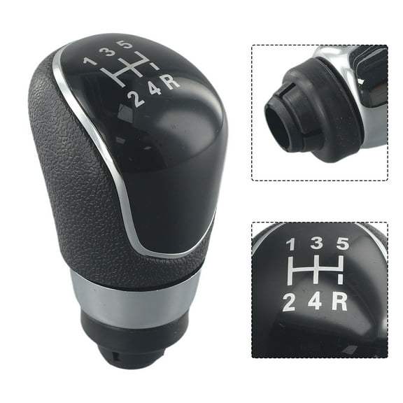 Wodtesl Gear Shift Knob for Ford Focus MK3 2011 2013 Fiesta MK7 2008 2013 Manual 5 Speed Compatible with C Max and S Max Models