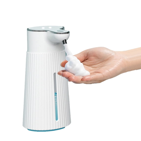 Wodtesl Infrared Induction Soap Dispenser Bath Tool Wall Stickers 14500 Lithium Battery 400ml Capacity 500mAh Adjustable