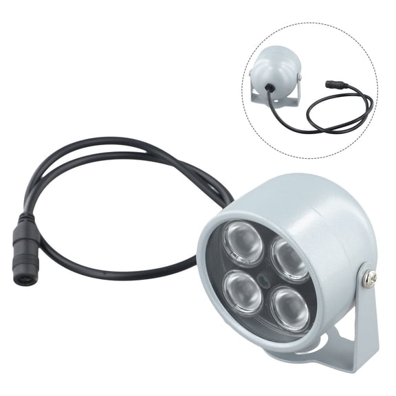 Wodtesl Infrared LED 50 Meters Range 850nm Wavelength Aluminum Construction Compact Size