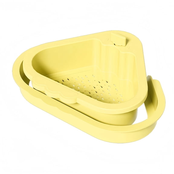 Wodtesl Kitchen Sink Corner Sink Strainer Rack Automatic Dumping Drainer Basket