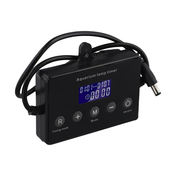 Wodtesl LED Light Controller for Fish Tanks with Intelligent Timing and Dimming Features Compatible with 12V 24V Lights