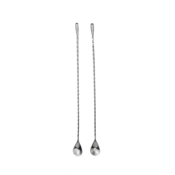 Wodtesl Mixing Spoon Stainless Steel Total Length 30/40 Cm Cocktail Mixing Stirrers