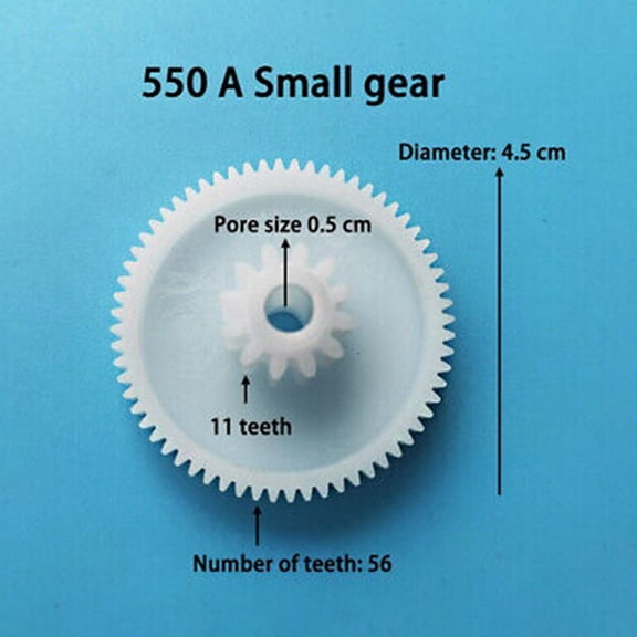 Wodtesl Plastic Gears For Kids Electric Rc Car 550 And 390 Gearbox Ride Toy Car Children\\\\\\\'s Electric Car Large Medium Small Gear