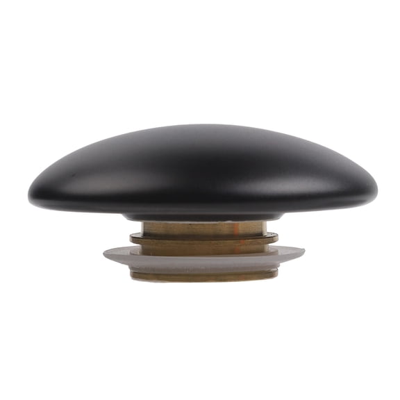 Wodtesl Porcelain Brass Basin Drain Push Button Waste Bathroom Sink Easy Click Clack