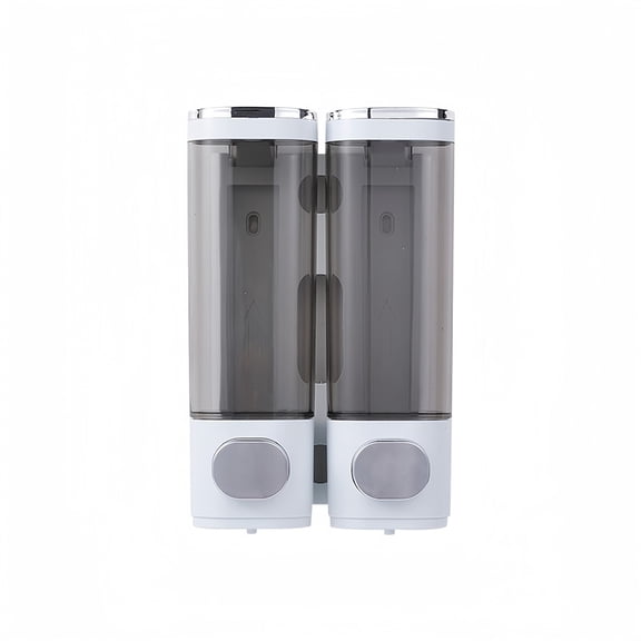 Wodtesl Practical Wall Mounted Soap Dispenser 300ML for Shampoo and Conditioner