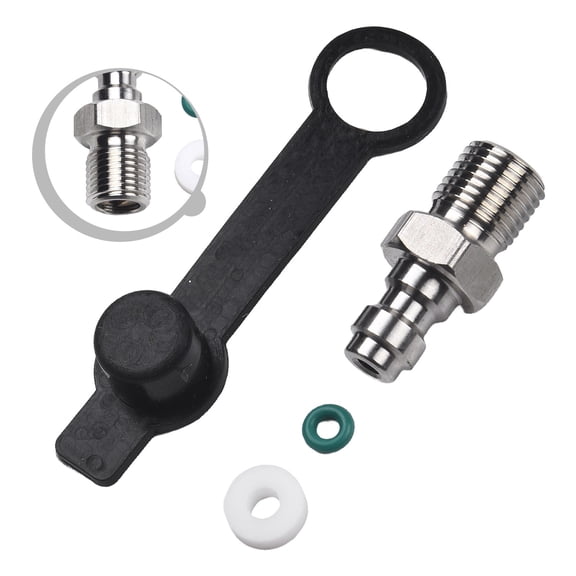 Wodtesl Quick Connector Nozzle for Air Hose 8mm Stainless Steel Male Valve with M10 BSPP 1/8 NPT 1/8 Thread Compatibility