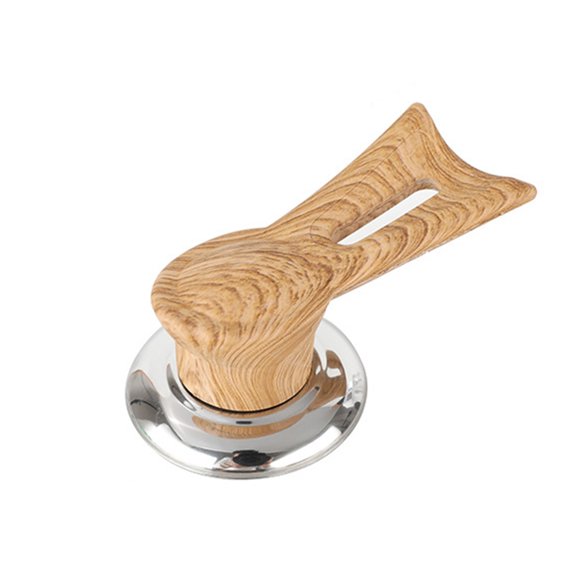 Wodtesl Removable Pan Handle Wear-resistant Hand Grip Anti-scalding Pan Lid Handle Convenient Storage Vertical Pot Cover Kitchen Tool