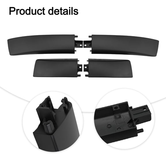 Wodtesl Roof Rack Rail End Cap Kit Front and Rear for Suzuki Grand Vitara 0615 Includes Left and Right Side Pieces OEM Fit