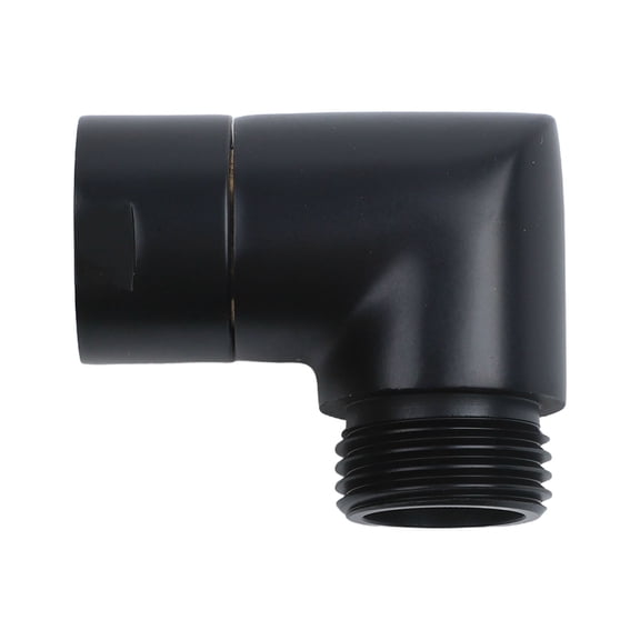 Wodtesl Shower Head Elbow Adapter G1/2 Black Angle Female Thread And Male Thread Connections Shower Arm Extension 90 Spray Elbow
