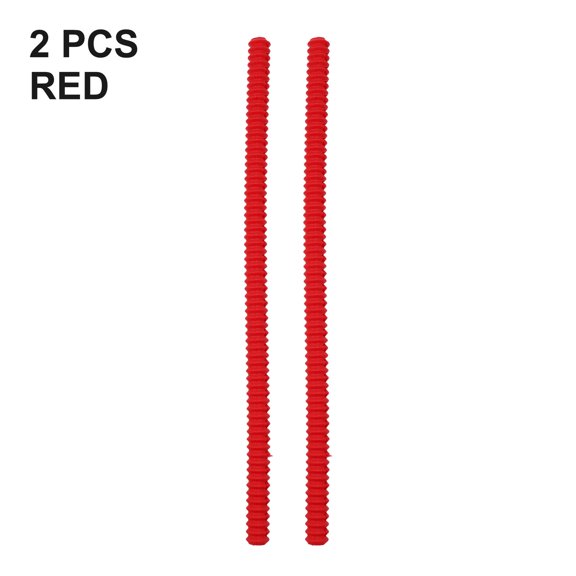 Wodtesl Silicone Oven Rack Guards 2 pack Red - Heat Resistant Kitchen Shelf Edge Liner Shield - BPA-Free Dishwasher Safe Protectors for Burn Prevention - Easy to Install and Clean