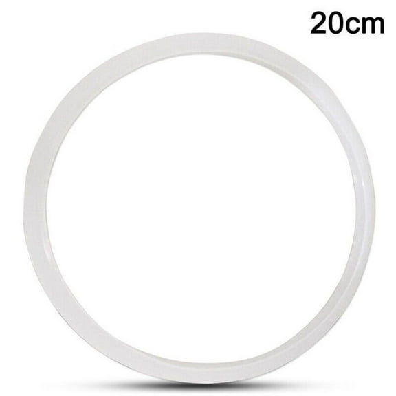 Wodtesl Silicone Pressure Cooker Sealing Ring Gasket 7.8 inch Clear Replacement for Home Aluminum Alloy Cookers High Temperature Resistant Efficient Seal