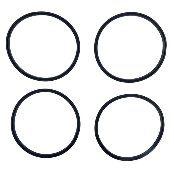 Wodtesl Silicone Sealing Rings for Travel Mugs, 8 pack Replacement Gaskets for 16oz & 20oz Cups, Leak-Proof Heat Insulation, Black