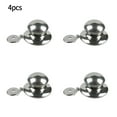 thumbnail image 1 of Wodtesl Stainless Steel Pot Lid Knobs 4 Pack, Kitchen Utensil Replacement Handles, Heat Resistant Fixing Knobs for Cookware Lids, 1.6\" Top Diameter, 2.3\" Base, 1 of 12