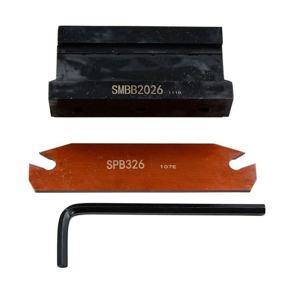 Wodtesl Take Your Cutting Skills to the Next Level with SPB326 SPB263mm Grooving Parting Blade SMBB2026 Cut off Block Tool holder