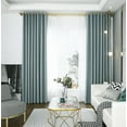 thumbnail image 1 of Wodtesl Thermal Insulation Blackout Curtains with Triple Weave Technology Perfect for Creating a Quiet Indoor Environment, 1 of 7