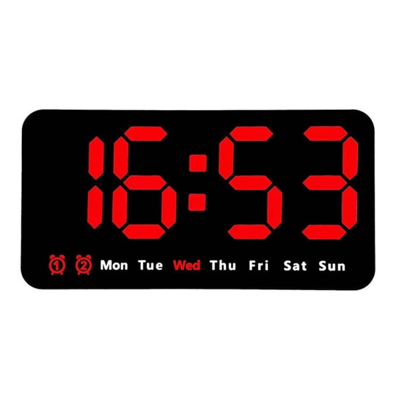 Wodtesl Thermostats Display Timer Alarm Clock High-definition LED Display Two Installation Methods With Temperature Display