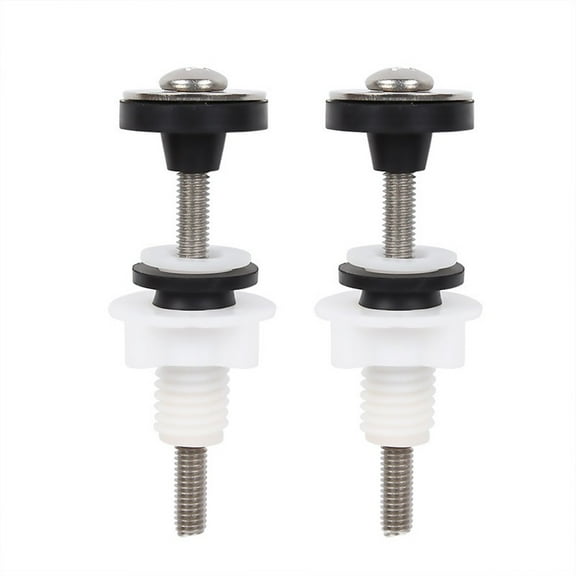 Wodtesl Toilet Installation Close Coupling Bolts Bolts Diameter M6 Practical Use Secures Toilet Tank Easy Installation Locking Nuts