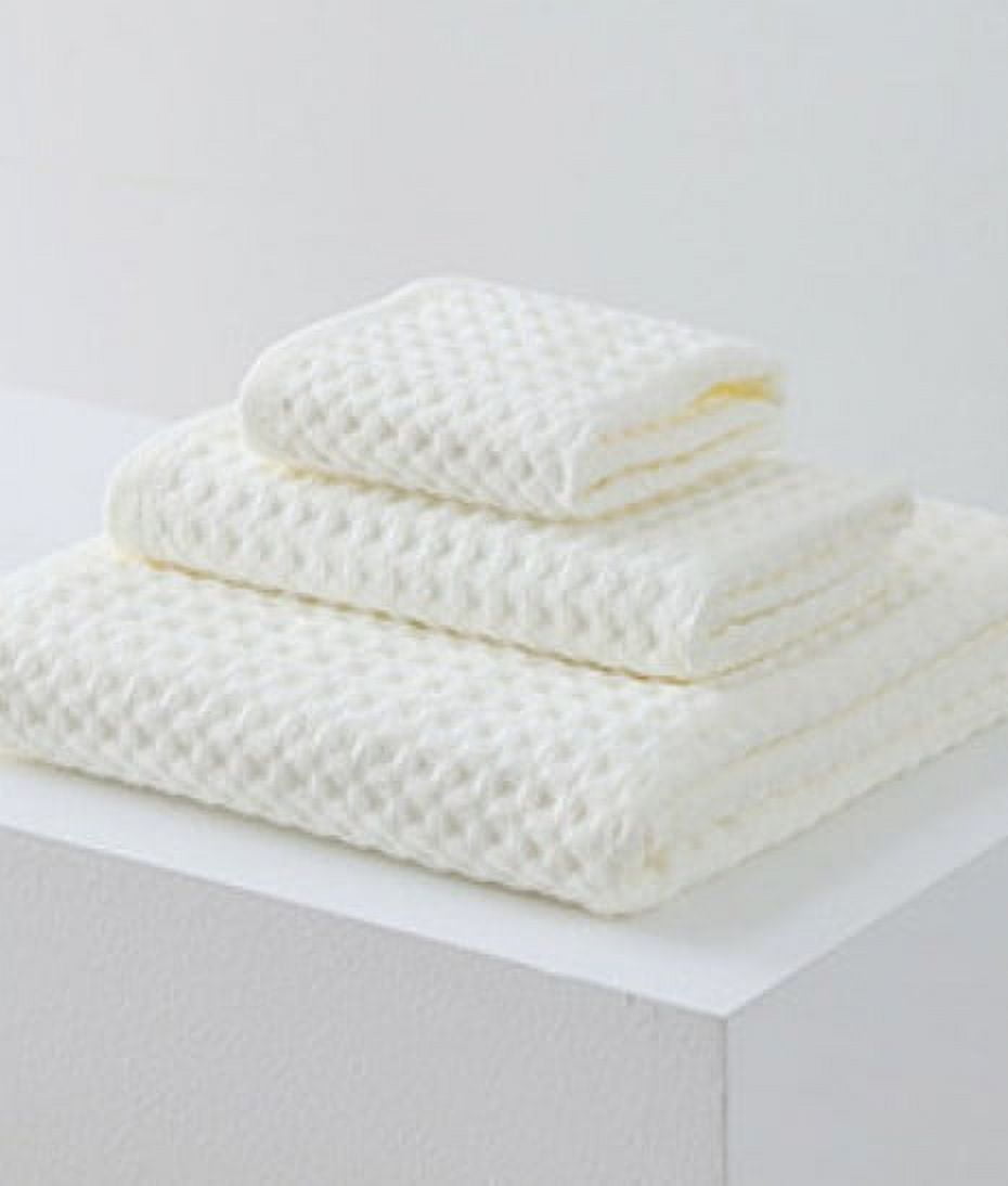Wodtesl Waffle Weave Bath Towels Set 100 Cotton Soft Absorbent Towels for Home