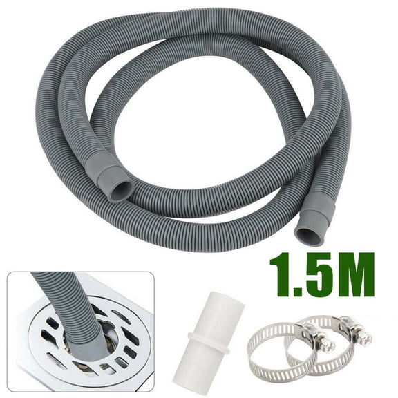 Wodtesl Washer Pipe Washer Drain Hose 1/1.5/2M Flexible High Quality Stretchable Washing Machine Waste Water Outlet Tube