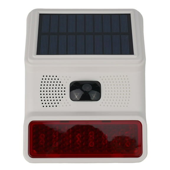 Wodtesl Wireless 433MHz Outdoor Solar Waterproof Light Flash Strobe Siren For Home Burglar Wifi GSM Home Security