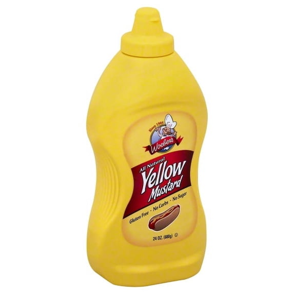 Woeber Yellow Mustard 24 oz (Pack Of 12)