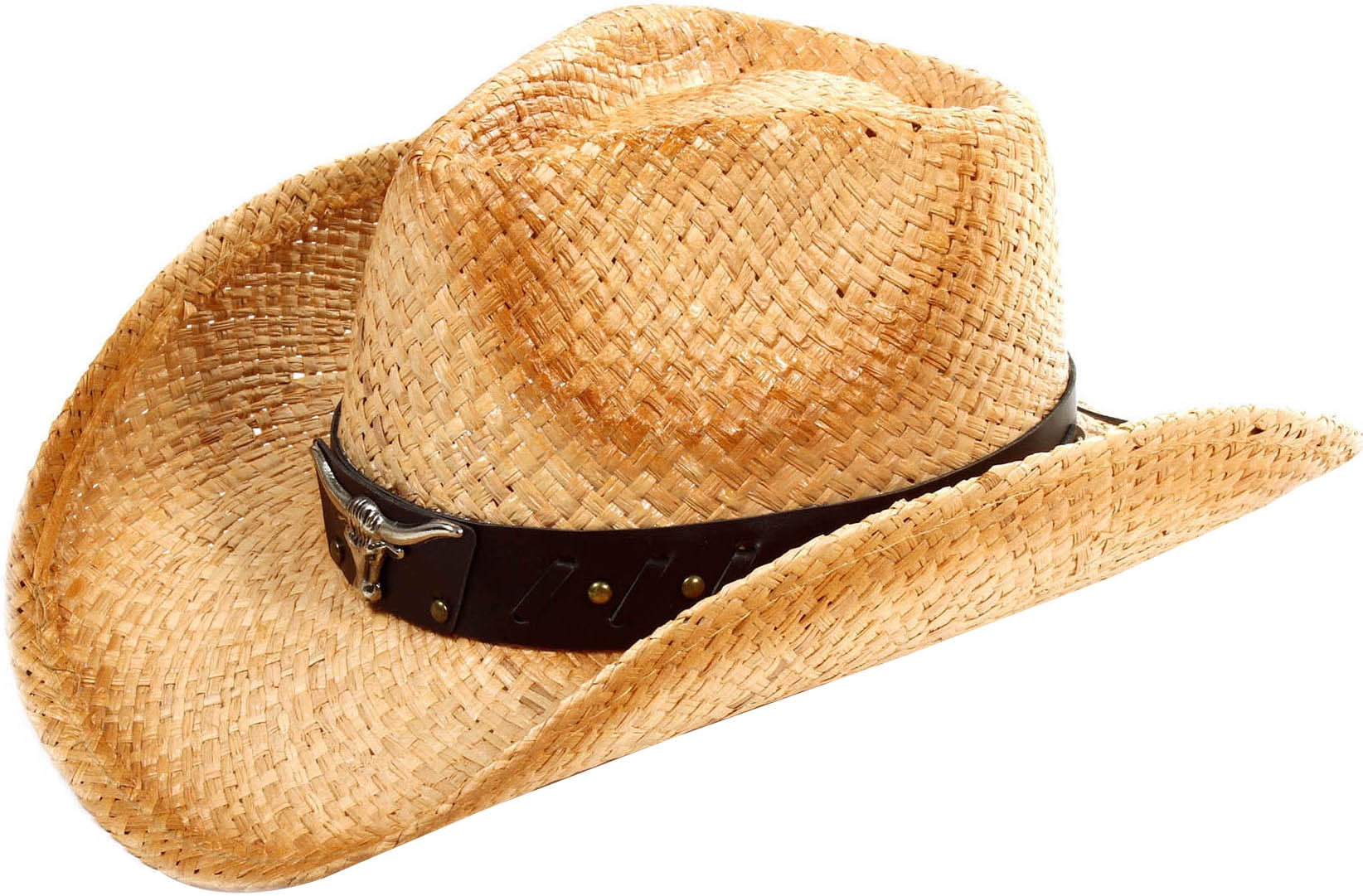Straw cowboy hats for men