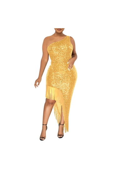 Gold Bodycon Dress