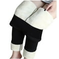 thumbnail image 1 of WoenderWiz Sherpa Fleece Lined Leggings for Women Warm Thick Leggings High Waist Workout Pants Plus Size Winter Leggings Tights Black M, 1 of 5