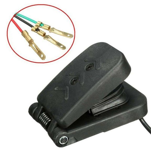 Wofarmy 0.8-4.2V Foot throttle accelerator Assembly Black Component Control Cycling Parts Pedal Spare Electric Accelerator