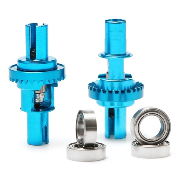 Wofarmy 1:28 Scale Metal Ball Differential Upgrade Kit for Wltoys K989 K969 K979 K999 P929 P939 Mini-Z Awd04M Mini-Q Q9 Rc Cars 28008+28009-2