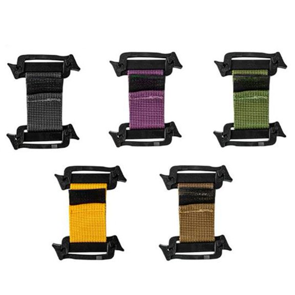Wofarmy 1 Pcs Webbing Molle Hook Outdoor Keyring Hanging Buckles Storage Buckle Gloves Gloves Hook Fixed Pocket Belt Accessories A Black