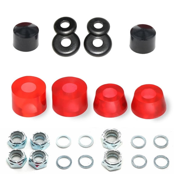 Wofarmy 1 Set Skateboard Bushing Gasket Pu 3.25 Inch Longboard Shock Absorber Truck Rebuild-Kit Universal Hoverboard Outdoor Skateboard