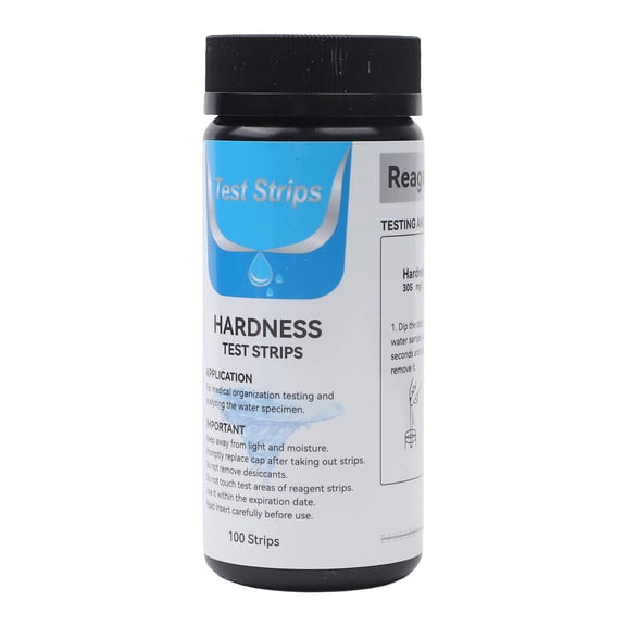 Wofarmy 100Pcs Water Total Hardness Test Strips Quick and Easy Testing Kit 0-425 Ppm Drinking Water Test Strip Ph Bromine