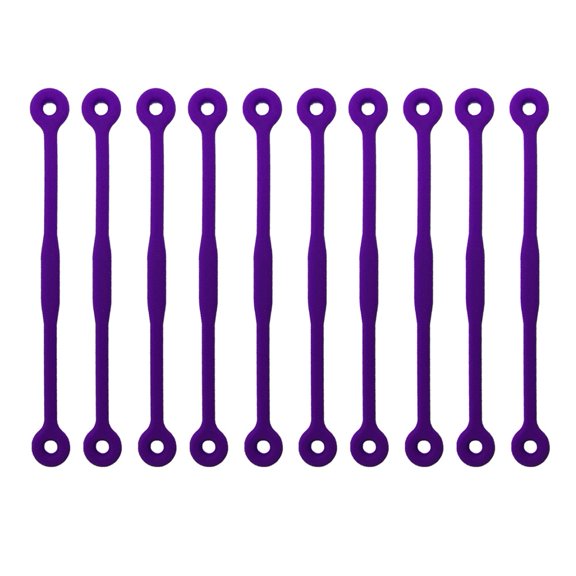 Wofarmy 10Pcs Tennis Vibration Dampener Shock Absorbers Long Soft Silicone Tennis Racket Dampener for Tennis Racket And Strings Parts Purple