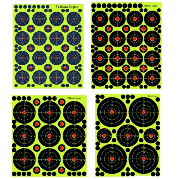 Wofarmy 16 Pieces Splatter Target Paper 2 Inch Size with 10 Sheets for and Pistol C