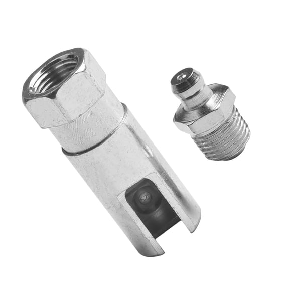 Wofarmy 1Pc Right Angle 90 Degree Push-On Grease Coupler with 1/8 Inch Npt Threads 4.1Cm*1.4Cm Carbon Steel Power Tools Accessories