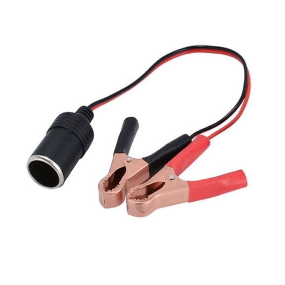 Wofarmy 1Pcs 35Cm 12V Car Battery Terminal Clamp Clip Cigarette-Lighter Power Socket Adaptor 50A Car Socket Female Adapter Tool Parts